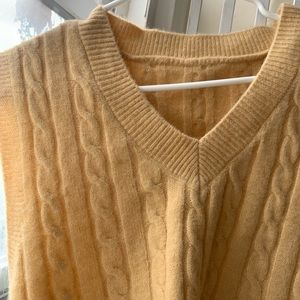 Awoke vintage cream sweater vest untagged